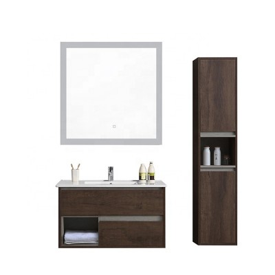 modern single sink waterproof bathroom storage cabinets waterproof 60cm bathroom wc shower wash basin cabinet