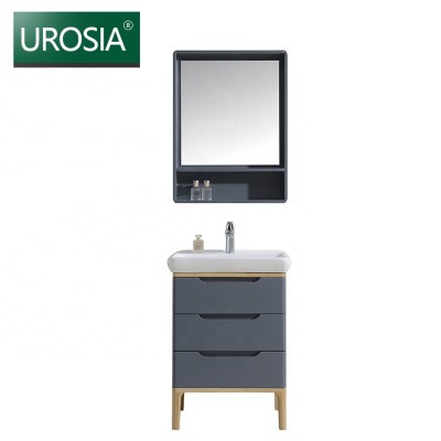 luxury furniture modern plywood single blue bathroom cabinet vanity unit single sink bathroom vanities with legs